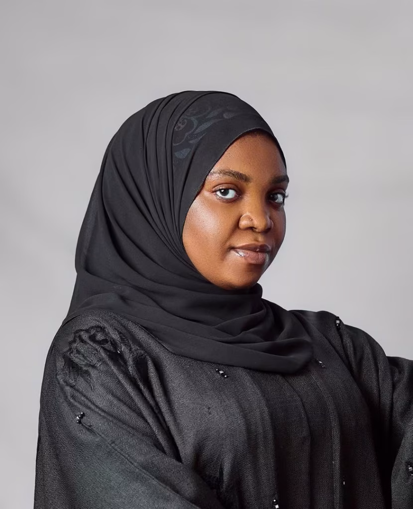 Picture of a dark sinned woman in a hijab.